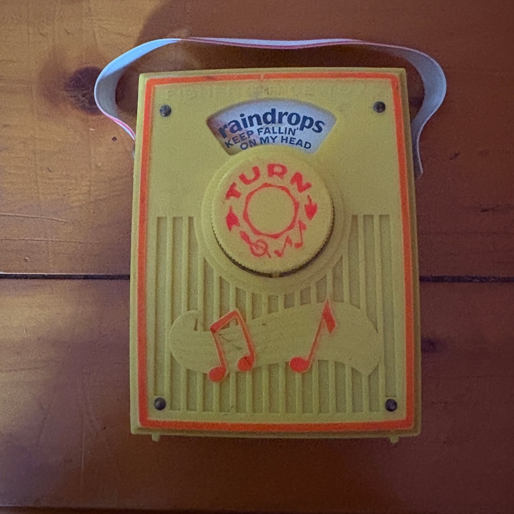 1972 Fisher Price Music Box Pocket Radio